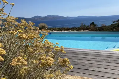 Image de Villa De Charme, Vue Mer, Site Exeptionnel, Piscine CHAUFFÉE