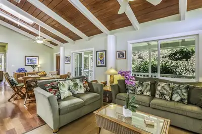 Image de Haena Place, Walk to Beach Tropical Home Tvnc#4232