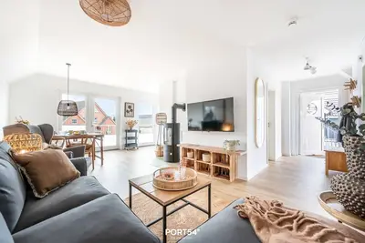Diek No. 3 - fireplace, infrared cabin, close to the beach and the North Sea, balcony