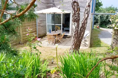 Image de la mer à pied, chalet paisible 4 personnes