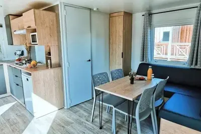 Mobil-Home Presta+ 3 Pièces 4/6 Personnes Climatisé + Tv