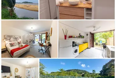 Image de La perle du Rorota - Grand studio de standing avec piscine et accès privé plage