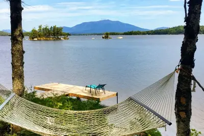 Image de Secluded Katahdin View, Lakefront Bliss & Beach Cove Retreat