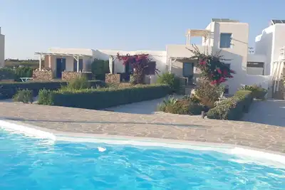 Image de Plaka Sunset Apartment Naxos with swimming pool, garden, terrasse with see view