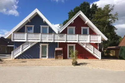 Image de \"Holiday apartment Vindö 3\" with 50 sqm- 2 floors & 2 balconies- Swedish style apartments