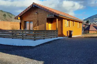 Image de Chalet Grizzly situé au pied du Ballon d'Alsace animaux acceptés