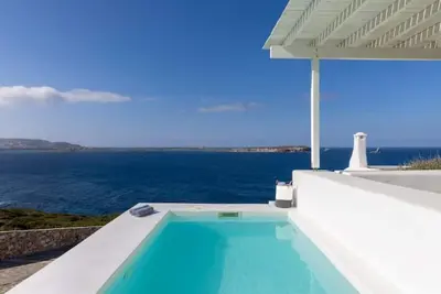 Image de Thea Villas Paros, Villa Turquoise, private pool, amazing view to the sea sunset
