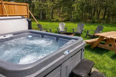 Image de Stylish refuge near Massif & Msa with spa+bbq+fire