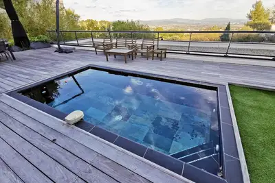 Image de Villa 2 contemporaine avec piscine, 4 chambres, 3 sdb, 2wc, parking voiture éléc