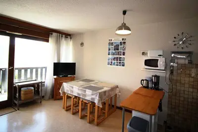 Image de À 150m des remontées, 6ème étage, balcon, télévision, casier à ski, 26m², Auris en Oisans