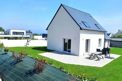 Image de Maison neuve avec jardin bord de mer