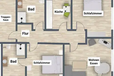 Image de D:Sam Hawkens, 56 sqm, 2 bedrooms, max. 4 persons