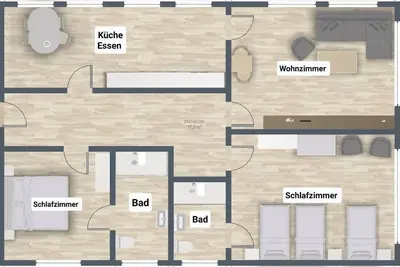 Image de E:Nscho-Tschi, 82 sqm, 2 bedrooms, max. 5 persons