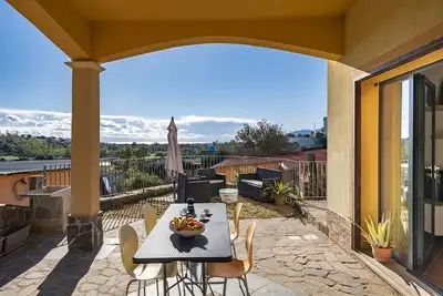 Image de Maison de vacances \"Il Giardino Vista Mare\" avec vue sur la mer, jardin et Wi-Fi.