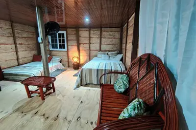 Cabaña la Arenilla has wifi, and connection with nature.