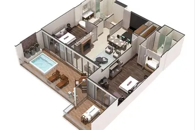 Image de Grand Luxxe 2 bedroom Spa Suite in Vidanta