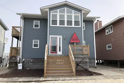 Top floor beach house rental located at Buckroe Beach