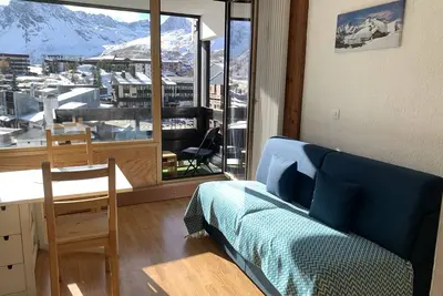 Image de Studio 4 people - Le Lavachet - South facing mountain view