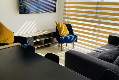 New apartment just 3 min from the beach! ! with all services