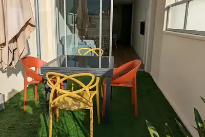 Image de Appartement pour 4 personnes, à 80 m de la plage, grande terrasse plein sud