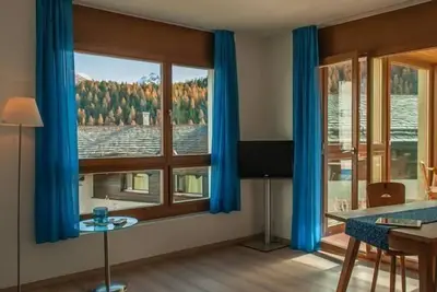 Image de Appartement de vacances Celerina / Schlarigna pour 1 - 2 personnes avec 1 chambre à coucher - Logeme