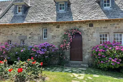 Image de Villa en granit bretonne avec vue mer / port magnifique + bien-être avec sauna