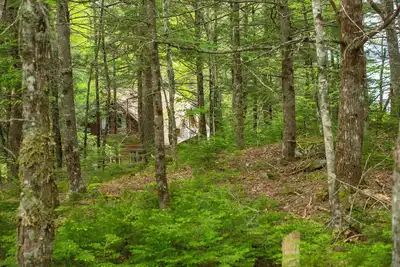 Image de Log house with lake view