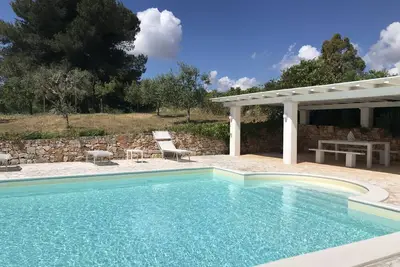Image de Trulli and Lamia in Apulia, private pool 7 beds Bbq, wood-burning oven, parking lot