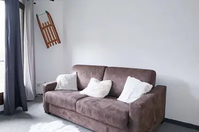 Image de Studio skis aux pieds, 4 pers, centre station, animaux admis