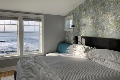 New Ocean-front, Peaks Island, Portland home, Beaches,