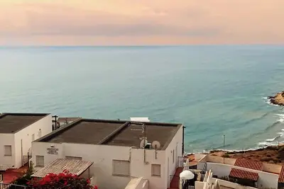 Image de Duplex 90m2 vue mer au calme ascenseur A. C, wifi, Tv, 10' à pied mer / centre