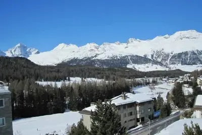 Appartement de vacances Pontresina pour 1 - 4 personnes avec 2 chambres à coucher - Appartement de v