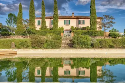 Image de Montalcino/Val D'Orcia, Panoramic villa avec piscine, 8 pax.