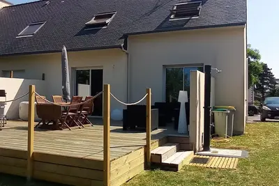Maison Île Tudy, 3 chambres ☀️, plage à 400m ⛱️