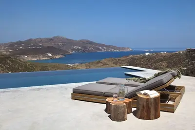 Image de Super Luxury Mykonos Villa | Stunning Seaviews | 6 Bed | Villa Cybele | Ftelia