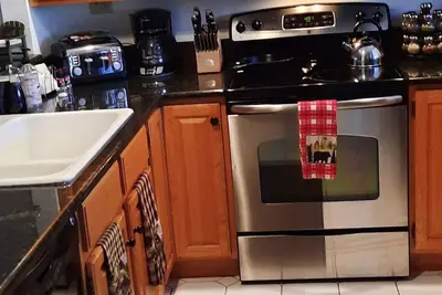 Image de Riverfront Rustic condo with mountain views