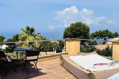 Image de Design Villa Bahia Azul, roof terrace with panoramic sea view, nice garden, pool
