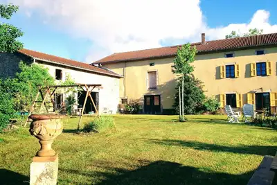Image de Le Bos Clard ferme grand jardin, terras, 9pp,