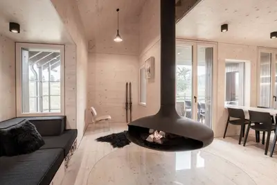 Image de Maison-Design-Salle de bain privée séparée-Vue sur Montagne-Chalet Louise