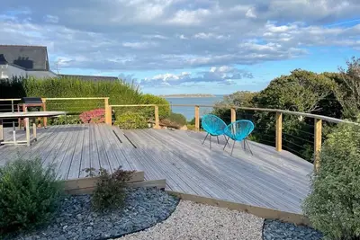 Image de Maison Vue Mer et Wifi à 550m de la plage de Trestraou à Perros-Guirec