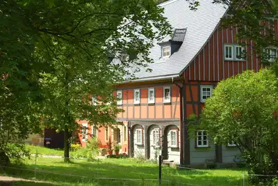 Image de Bright and modern apartment in historical Umgebindehaus - directly on forest!