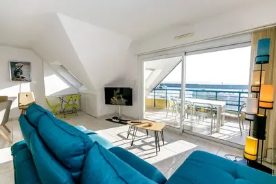 Image de Face Mer, superbe appartement duplex 6 personnes