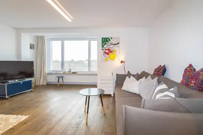 Image de The apartment offers about 90 square meters for up to 4 people.