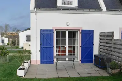 Image de Maison mitoyenne proche Le Palais avec jardin et terrasse, 2 chambres