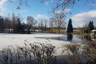 Image de Chalet dans Parc Clos de 3 Ha Avec Etang et Espace bien-ĂŞtre