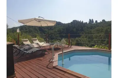 Image de Maison avec piscine au-dessus des Cinque Terre