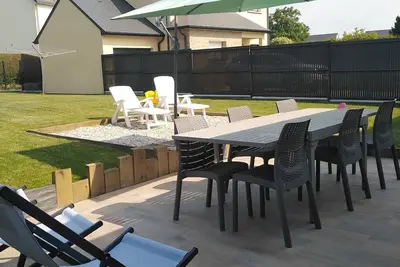 Image de Castel Breizh : plain pieds 3* pour 2/6 P au calme et à 8 km des plages. Wifi