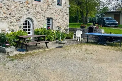 Image de Maison traditionnelle bretonne proche de la mer