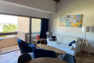 Image de Agréable duplex climatisé  62 m2  4/6 personnes au calme proche centre et mer.