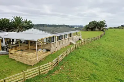 Sky  tower and Water view over looking Paddock